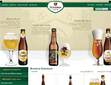Tablet Screenshot of brasserie-dubuisson-shop.com